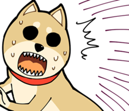 Shiba Inu dog man sticker #9387113