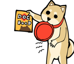 Shiba Inu dog man sticker #9387114