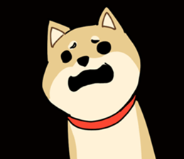 Shiba Inu dog man sticker #9387128