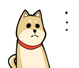 Shiba Inu dog man sticker #9387132