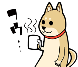 Shiba Inu dog man sticker #9387134