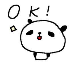 Panda good luck stickers! sticker #9387578