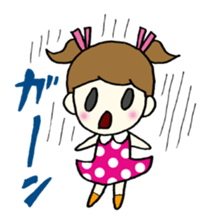 Girls can be used Kansai dialect sticker #9387589