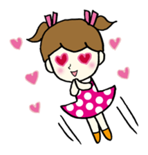 Girls can be used Kansai dialect sticker #9387607