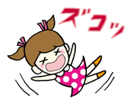 Girls can be used Kansai dialect sticker #9387614