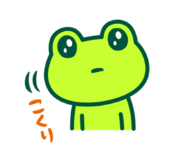Kerokero frog 2 sticker #9387734