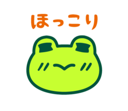 Kerokero frog 2 sticker #9387737