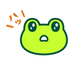 Kerokero frog 2 sticker #9387740