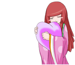 Lovely affection representation world sticker #9387956