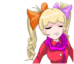 Lovely affection representation world sticker #9387969