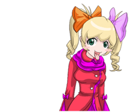 Lovely affection representation world sticker #9387972