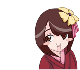 Lovely affection representation world sticker #9387977