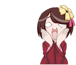 Lovely affection representation world sticker #9387978