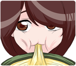 Lovely affection representation world sticker #9387983