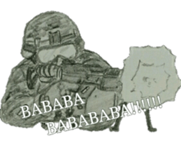 military sticker6 sticker #9387986