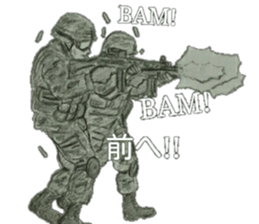 military sticker6 sticker #9387994