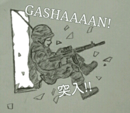 military sticker6 sticker #9387995