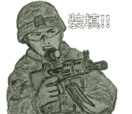 military sticker6 sticker #9387996