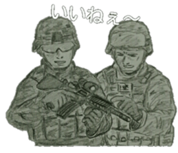 military sticker6 sticker #9388017