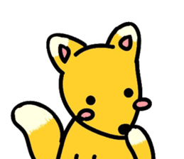 Little Fox and Little Tanuki sticker #9388065