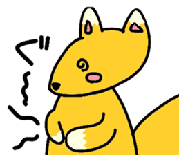 Little Fox and Little Tanuki sticker #9388079