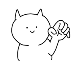 The smile of cat 4 sticker #9388178