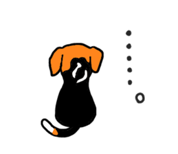 Cute beagle, Hana 2 sticker #9388418