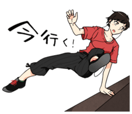 Parkour Girls sticker #9388466