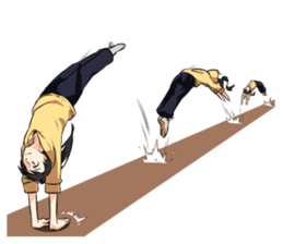 Parkour Girls sticker #9388489