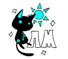 Shadow cat light up! sticker #9389035