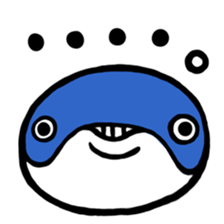 Parrying Fin whale sticker #9389547