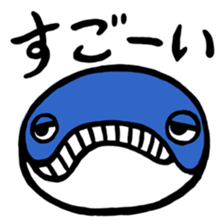 Parrying Fin whale sticker #9389549