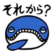 Parrying Fin whale sticker #9389552