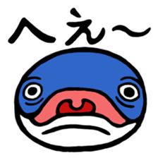 Parrying Fin whale sticker #9389554