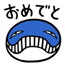 Parrying Fin whale sticker #9389569