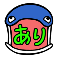 Parrying Fin whale sticker #9389572