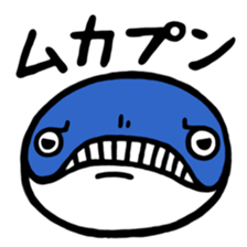 Parrying Fin whale sticker #9389573