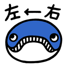 Parrying Fin whale sticker #9389577