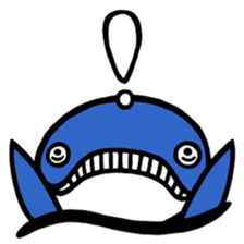 Parrying Fin whale sticker #9389579