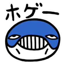 Parrying Fin whale sticker #9389580