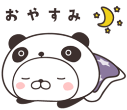 cute rabbit in panda -miyagi- sticker #9389623