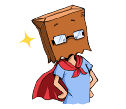 Hello! I am bagman!! sticker #9389711