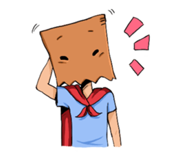 Hello! I am bagman!! sticker #9389712