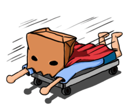 Hello! I am bagman!! sticker #9389713