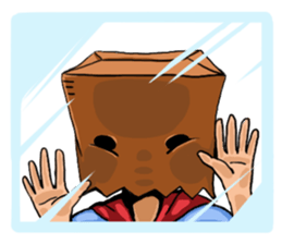 Hello! I am bagman!! sticker #9389715