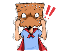 Hello! I am bagman!! sticker #9389716