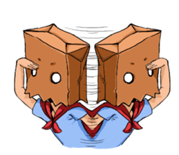 Hello! I am bagman!! sticker #9389718