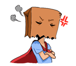 Hello! I am bagman!! sticker #9389721