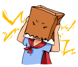 Hello! I am bagman!! sticker #9389726