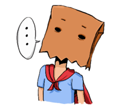 Hello! I am bagman!! sticker #9389727